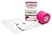 Kinesio Taping - Elastic Therapeutic Athletic Tape Tex Gold FP - Red – 2 in. x 16.4 ft