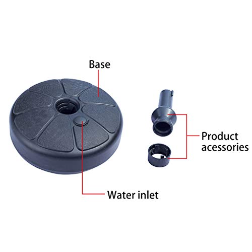 38 Cm Runder Hochleistungs-Sonnenschirm Basis Wassersand Füllbarer Garten Yard Beach Sonnenschutzständerhalter Im Freien – Bild 4