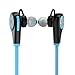 Bluetooth Headphones, CHOETECH Sports Wireless Bluetooth V4.0 Headset In-ear Earphones with Mic Hands-free Sweatproof Running Earbuds for iPhone 7 Plus, Samsung Galaxy S7, iPad and More (Blue)