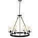 Best Choice Products Living/Dining Room Modern Rustic Rope Design 6-Light Chandelier Pendant Lighting Fixture