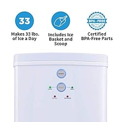 NewAir White Portable Ice Maker | First Batch In