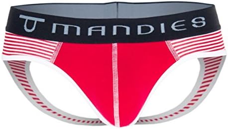 Mandies MDS011 Bow Jockstrap Color Red Size M