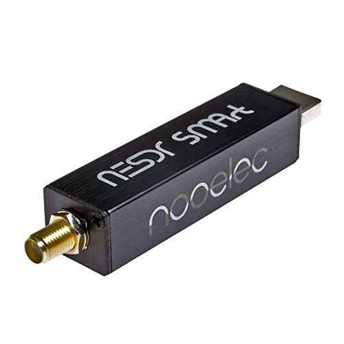NooElec NESDR Smart v4 SDR - Premium RTL-SDR w/Aluminum Enclosure, 0.5PPM TCXO, SMA Input. RTL2832U & R820T2-Based Software Defined Radio