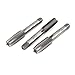 uxcell 3 Pcs 12mm 4 Flutes Straight Screw Thread Metric Hand Taps M12x1.75mm