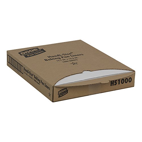 image for Georgia-Pacific Dixie HS1000 White Handi Size Greaseproof Pan Liner, 1