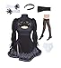 DAZCOS US Size No 2 Type B Cosplay Leotard Dress 2b Costume with Blindfold (Women XX-Large)
