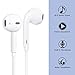 Headphones,4Pack Stereo Sound Earbuds,in-Ear Earphones with Microphone and Remote Control for iPhone 6/6 Plus,6s/6s Plus,iPhone SE 5s 5c,Galaxy and More Android Smartphones with 3.5mm Port(White)thumb 3