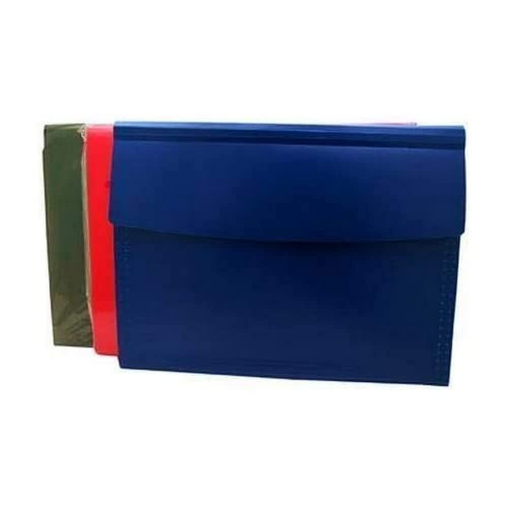 Just stationery A4 6 pockets expanding file - assorted colours x 1 single folder
