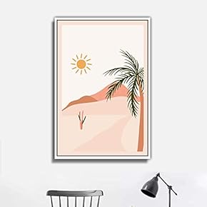 Framed Canvas Wall Art for Living Room, Bedroom Abstract Theme Canvas Prints for Home Decoration Ready to Hang - 16x24 inches