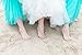 Fine Lady Beaded Beach Wedding Barefoot Sandals,Bridal Bangle Wedding Bangles,Pool Party Accessories One Size
