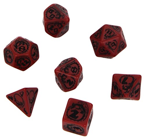 Dragon Dice Red/Black (7) Board Game