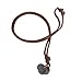 Seven And Eight Men's Vintage Punk Rock Style Camera Shape Leather Necklace Chain Cowboy Jewelry (Coffee Coins)