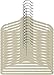Utopia Home Kids Velvet Hangers - Small Clothes Hanger - Non Slip - Space Saver (25, Ivory)