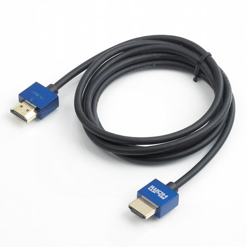 SlimHDMI 1.5m Slim HDMI Cable, The World's Slimmest HDMI Lead? (Gold Plated, 1080p, 3D, High Speed, ARC)