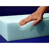 High Density Upholstery Foam - Cut to Any size - Cushions, seat pad, Seating, Dinning, Seat, Stool, Chair, firm Foam (Upholstery Foam Thickness 2'', 16''x16'')