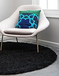 Unique Loom Solid Shag Collection Area Rug