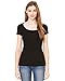 Bella Ladies Margot Sheer Rib Short-Sleeve Scoop-Neck T-Shirt