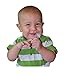 Brilliant Oral Care Baby’s First Toothbrush, Smooth Silicone Bristles Gently Clean Tender Teeth and Gums, for Ages 4+ Months, Clear, 2 Pack