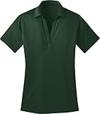 Port Authority Ladies Silk Touch™ Performance Polo. L540 (Dark Green) (2X-Large)