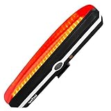 Wini Bike Tail Light, USB Rechargeable Taillight, 6 Light Modes Rear Bike Lighting
