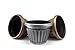 Rustic Flowerpot 10 Planter for Garden Patio Office Ornaments Home Decor Long Lasting Reusable Light Weight (Gold-S)