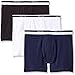 Nautica mens 3-Pack Cotton Stretch Boxer Brief, ,
