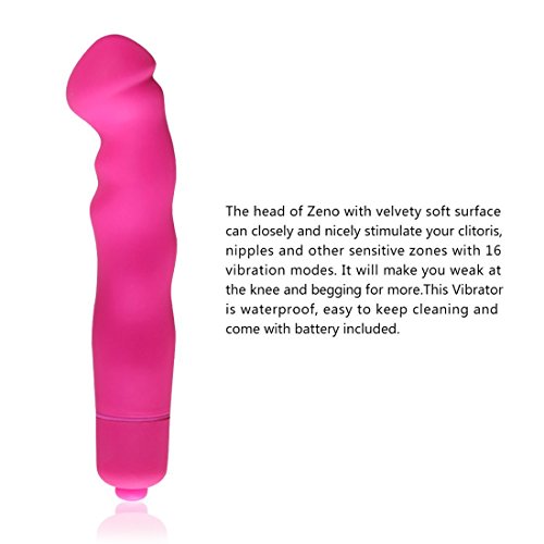 Oomph! Vibrator, Upgraded 16-Speed Penis-Shaped 4.2 Inch Waterproof Massager Magic Wand Sex Toy for Woman (Red)