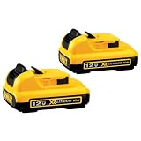 DEWALT DCB127-2 12V Max Lithium Battery, 2-Pack