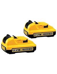 DeWalt MAX DCB127-2 batería de litio de 12 V, 2 unidades