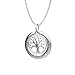 Tree of Life Pendant Necklace - Forever in My Heart - Memorial Jewelry - Locket Necklace for Women