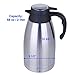 Thermal coffee carafe, coffee dispenser – Coffee thermos with lid - Coffee Carafes Keeping Hot For 12 Hours Plus – Double Walled Vacuum Sealed Coffee Pot - 68 OZ Thermos Flask