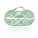 Combination of Life Portable Protect Bra Underwear Lingerie Case Travel Organizer with Inside Mesh Pocket Green Dots