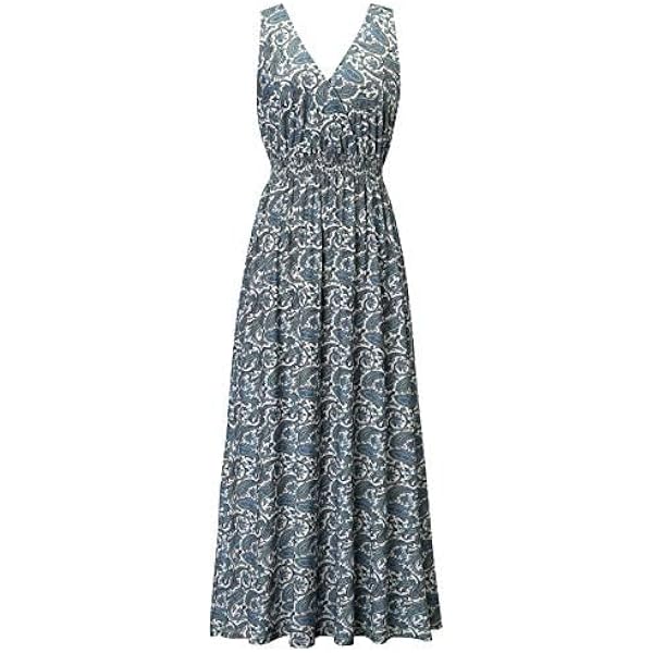 belted denim maxi dress CUTE SLEEVELESS DENIM MAXI DRESS M