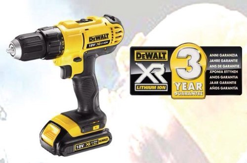 DEWALT GG107 18V Combi Drill X2 Upgraded 1.5AH Batteries Fast Charger,Latest T STAK CASE*Complete KIT,Black