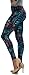 LMB Lush Moda Extra Soft Leggings With Designs- Variety Of Prints - 136F,Aztec Multi Ornament,One Size fits Most (XS - XL)