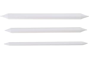 Blending Stumps and Tortillions Paper Art Blenders, 3 Size, 9 Size Blending Stumps and Tortillion for Artist Sketching Paper 