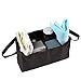 ilovebaby Baby Travel Portable Diaper Bags Nappy Bags Insert Organizer for Mom with 7 Pockets (Black)
