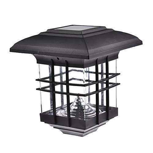 image for Fulstarshop Solar Pillar Light Waterproof Landscape LED Post Lamp for 