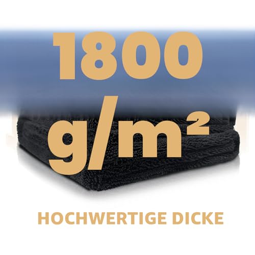 Ghguole Car Drying Towel, 90 x 60 cm - 1800 GSM - Enlarge/Thickening Microfibre Drying Towel, Car Towel, Ultra Absorbent, Premium Microfibre Towel