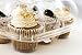 Premium 6 Cupcake Carrier Container, Cupcake Box, High Dome, 15 Pack - By Chefible