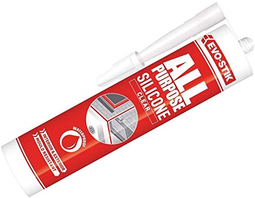 Evo-Stik 3 X ALL PURPOSE SILICONE SEAL - CLEAR