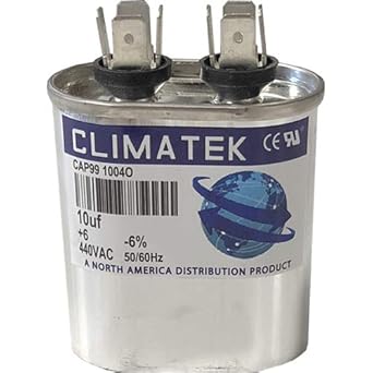 Climatek Oval Capacitor Fits Luxaire 024 20063 000 S1 02420063000 7 5 Uf Mfd 370 440 Volt Vac Amazon Com Industrial Scientific