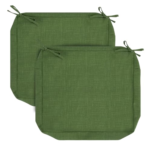 FUNHOME Outdoor Cushion Covers 24x24x4Inch Set of 2, No Insert-Moss Green at Amazon