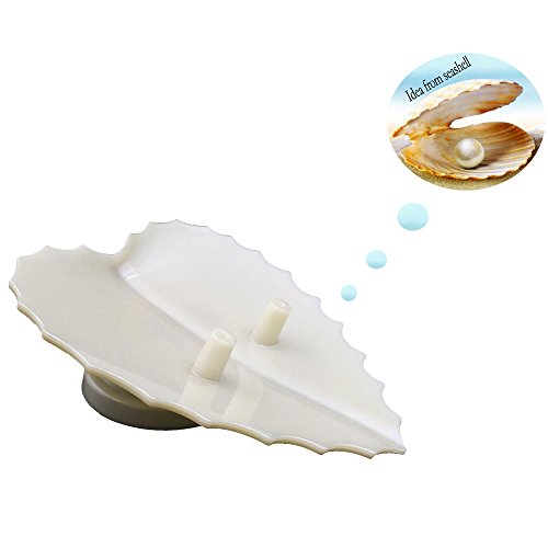 Dgq bathroom strong suction waterfall soap saver leaf shape showe…
