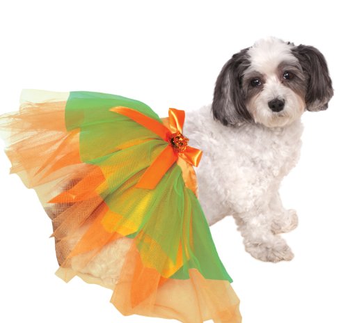 Rubies Pet Tutu, Pumpkin, Small/Medium