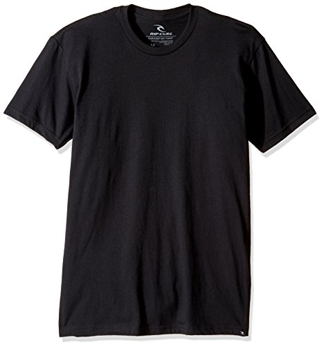 Rip curl men s core cvc crew tee, black, large