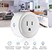 T.Y.J Wi-Fi Smart Plug, Smart Outlet Compatible with Alexa Remote and Google Home, Controlled By Smart Phone (2Pack)