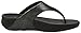 FitFlop Women's Lulu Shimmersuede Flip Flop, Black, 7 M US