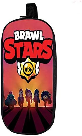 Back to School Brawl Stars Pencil Box School Material To Students Of Cartoon Stationery Storage Bags Double Layer Makeup Bag 2
