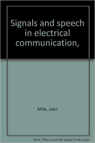 Signals And Speech In Electrical Communication 本 通販 Amazon